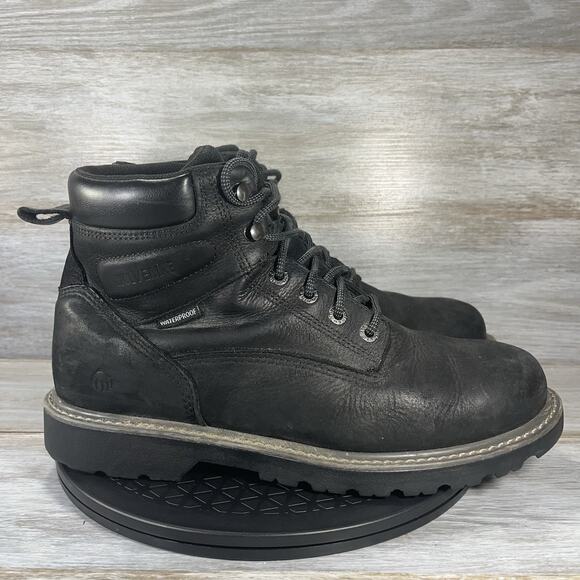 Wolverine Men's Floorhand Waterproof Black Leather Work Boots Size 12 M - Picture 3 of 8